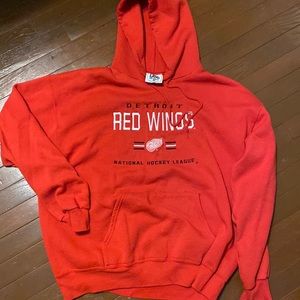 Vintage Red Wings Hoodie - Size L